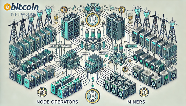 Operators of Bitcoin Nodes and Miners: Roles, Functions, and Their Relationship